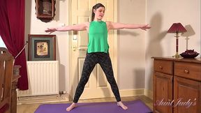 AuntJudys - Natural Full-Bush MILF Aurora'_s Naughty Workout