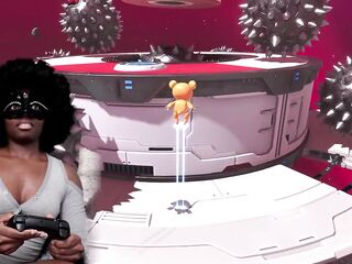 Astro Bot And Stripping With Black Booties (Defiance Levels Gameplay)