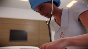 Sexy Nurse Sucks and Fucks