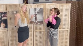 Mayor of FETISHTOWN race HAND OVER MOUTH - Constance Ckap & Luna Vera HIDEF MOV