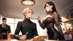 An Incredible Porno of a Transvestite Fuckslut Spraying Into a Dessert Bowl During a College Room Lesson!