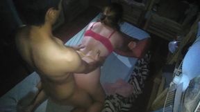 MILF neighbor in yellow thong gets dirty