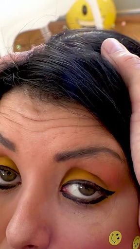 Hot latita Leda Lotharia POV deepthroat blowjob and cum swallow