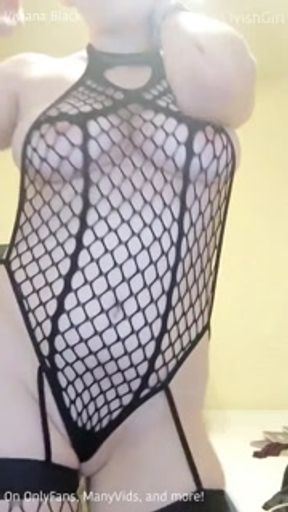 dancing in a fishnet bodysuit - bodystocking