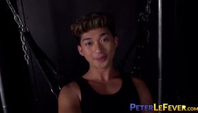 Behind the scene action with naughty gays Jay Wu and Ander Wolfson