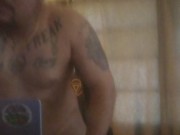 Watching Max Konnor porn while anal riding huge dildo