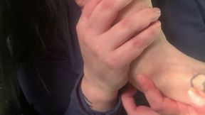 Sloppy Toe Sucking Foot Self Worship For Breakfast