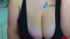 Busty webcam girl BrianaJoy shows off her popo and tits