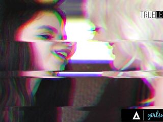 GIRLSWAY - Sexy Sweetheart Hailey Rose’s Biggest Boobs Jiggle Beneath Femdom Kenna James’ Coarse Slavery Screw