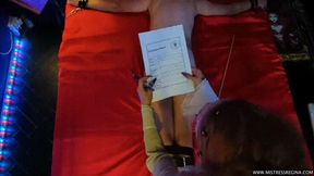 Caning Lesson Pt4 - You missed the holiday homework - Real time session recording