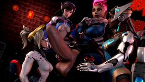 Zarya's Futa Monster Crashes Overwatch