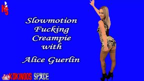 Slow motion cock&#x1F32D; fest featuring Alice Guerlin&#8242;s gaping cunt&#x270C; &mdash;  filled with creamy jizz