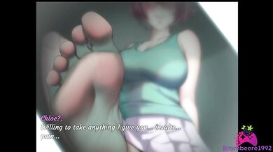 She crushes my games while I worship her stinky socks