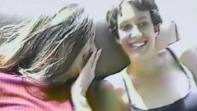 Seductive Brunette Babes Finger and Bottle Fuck Passionately