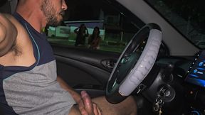 Information on the street for two hot girls who were at the bus stop!