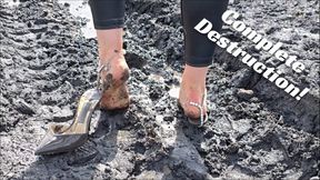 Ultimate Complete Destruction of my Brand New £795 Suede Jimmy Choo Saeda 100 Heels