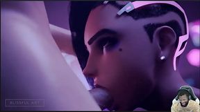 Yinlin Bondage Ride And Creampie, Sombra Gets Face Fucked, Jill Warrick Eats Wet Pussy