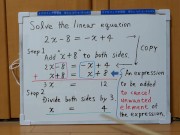 Tokyo 2024-1st [1]Q4 Solve the linear equation.[JapanMath]