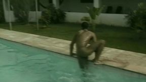 A Nice Fuck in the Pool with a Beautiful Trans