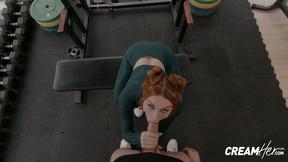 Redhead Hottie Charlie Red Shows Her Best Sex Exercise