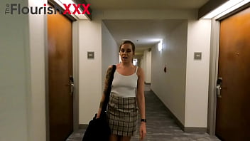 Stranded traveler finds herself in hotel sucking on a BBC