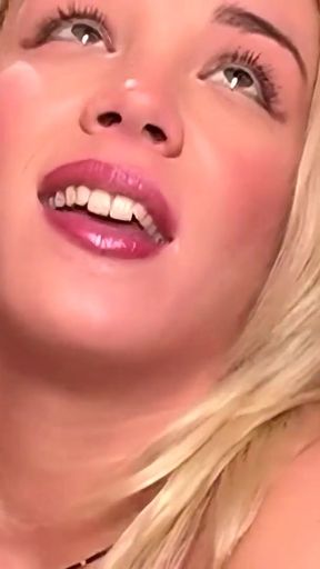 Thrilling moment from &quot;Olivia Saint gets down on her knees to give blowjobs before double penetration&quot;