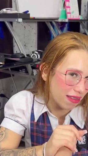 Memorable moment from &quot;Horny student gets a good fuck&quot;
