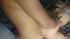 Big Boobs Aunty Sucking Cock and Roughly Fucking Fucked by Her Neighbor Boy with Clear Bangla Audio