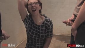 Nasty redhead Trinity Post is a dirty piss slut