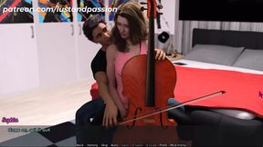 AWAM #3 Learning to play the Cello with him tight around me