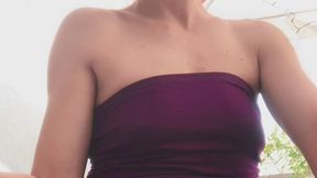 Intense Smoking Babe Blowing Thick Smoke – Deep Eye Contact & Sexy Shoulders