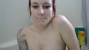 American Girl Takes a Bath