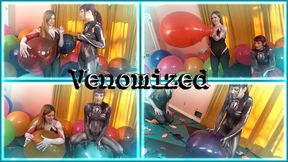 Jacquelyn Velvets and Kat VanWylder VENOMIZED: Balloon Popping in 1080p!