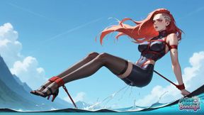 Are You Prepared to Observe the Most Extraordinary BDSM Bondage? Blue Hair's Alpine Lactation Play Will Leave You