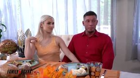 Casca Akashova Is Getting Fucked In The Kitchen While Aria Banks Is Waiting For Her Turn