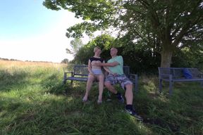 Horny Blonde Gets Fucked Publicly by the Stranger!