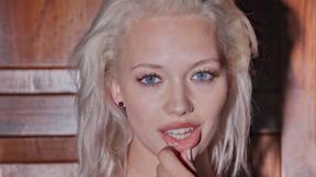 ”Natural blonde teen Lisa Modpali beautiful posing session for the Playboy”