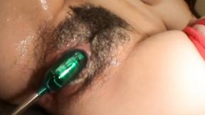 ”Bound asian babe getting teased”