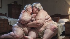 SSBBW Foot Licking Fetish - One Fat Girl Worships the Other's Feet