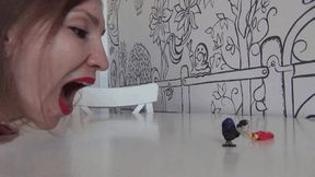 M Hurricane blow from sexy giantess Li