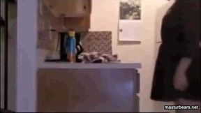 masturbating with my stepson is watching me