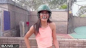 Oriental Teen 18+ Aria Skye Gets Her Constricted Twat Pounded