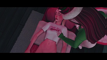CHRISTMAS FUTANARI ELF ARRANGED ROUGH SEX FOR A PERVERTED BITCH (SIMS + ANIME HENTAI + SFM)