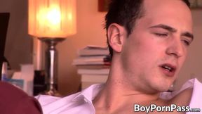 Ass fucking young guys have an orgy until they shoot jizz