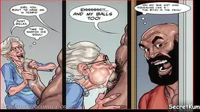 Step-Grandma Explores Taboo Lust in Hot Milf Hentai Art Studio Fantasy