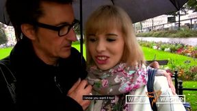 Pina's Dildo Testing and Dick Riding with Conny Dachs in Hardcore Reality Scene