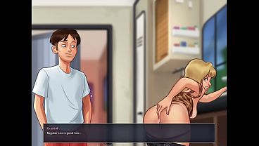 Summertime Saga - Hot Aunt Gets Naughty in Hottub