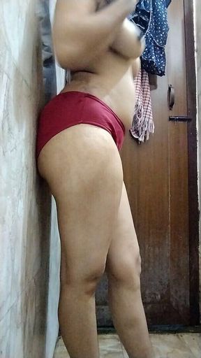 Hot Indian Girl Watched the Video of Friend's Step-sister Naked