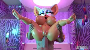 Rouge's anal stuffing