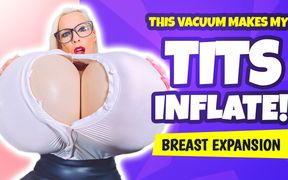 This vacuum makes my tits inflate! I love it so much!